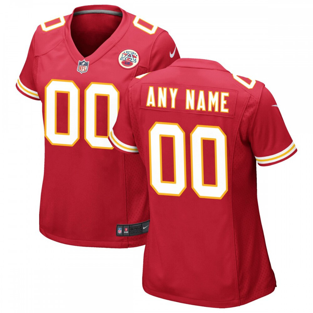 Kansas City Chiefs Nike Women's Custom Game Jersey - Red-Profan Arena